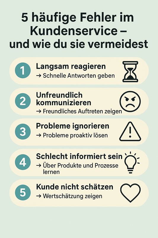 5 haeufige Fehler in der Kunden kommunikation und wie du sie vermeidest
